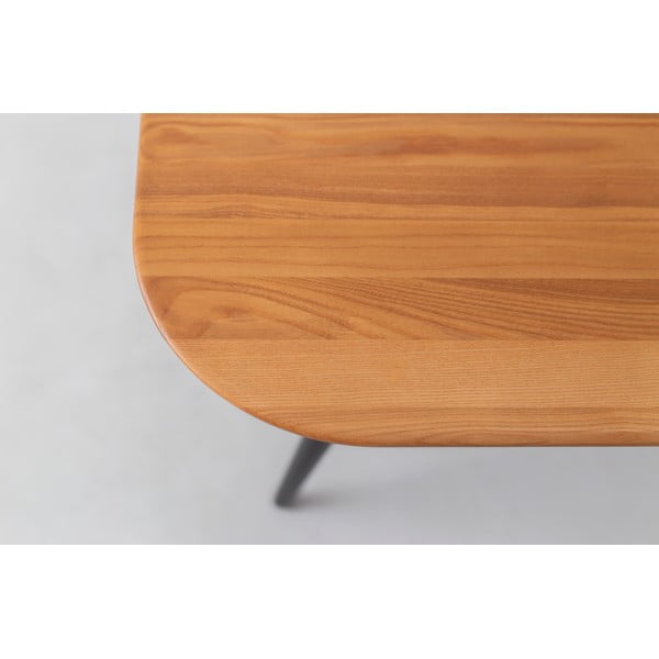 Jedálenský stôl z jaseňového dreva Ragaba Contrast, 180 x 90 cm-image-4