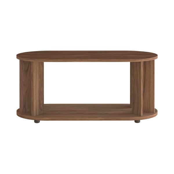 Konferenčný stolík s doskou v dekore orechového dreva 110x50 cm Nora - TemaHome-image-2