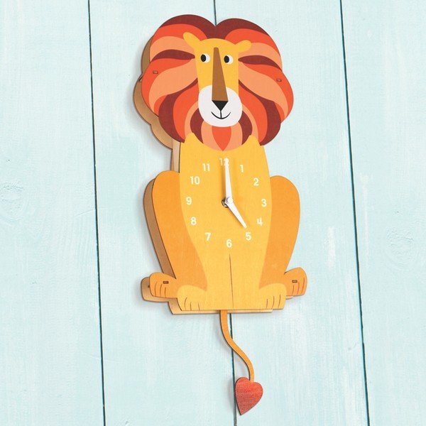Drevené hodiny Rex London Charlie The Lion-image-1