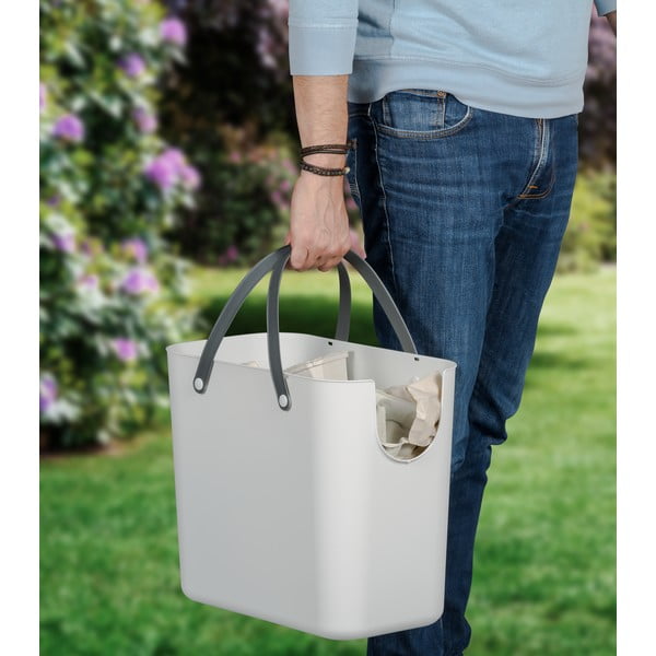 Odpadkový kôš na triedený odpad z recyklovaného plastu 25 l Albula - Rotho-image-1