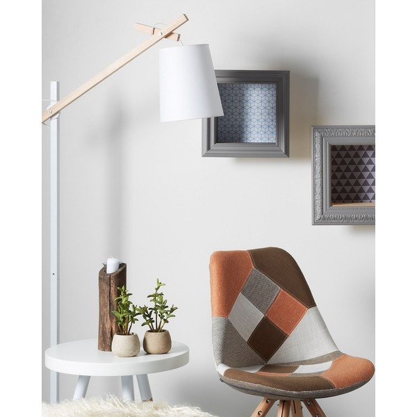 Biela stojacia lampa Kave Home Jovik-image-1