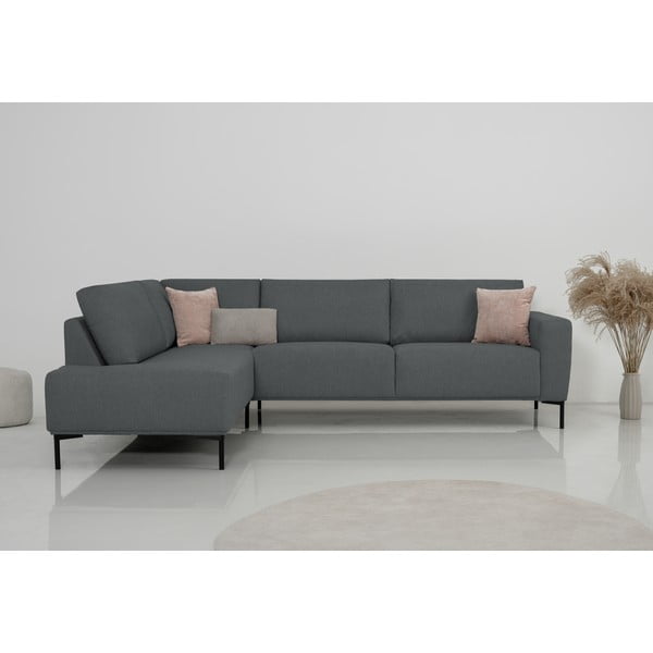 Antracitová rohová pohovka (ľavý roh) Loosdrecht – Scandic-image-1