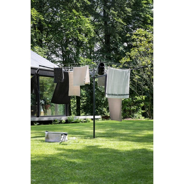 Antracitový vonkajší sušiak na bielizeň 50 m Topspinner – Brabantia-image-1