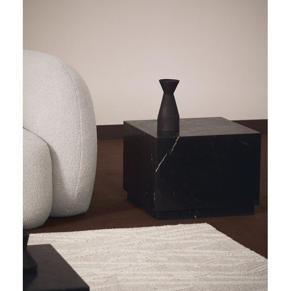 Mramorový odkladací stolík 50x50 cm Sorein – Kave Home-image-2