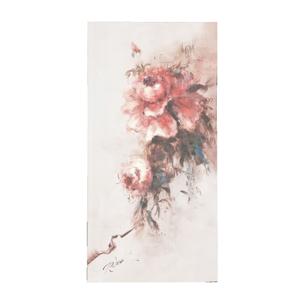 Obraz s ružou Clayre, 60x120 cm