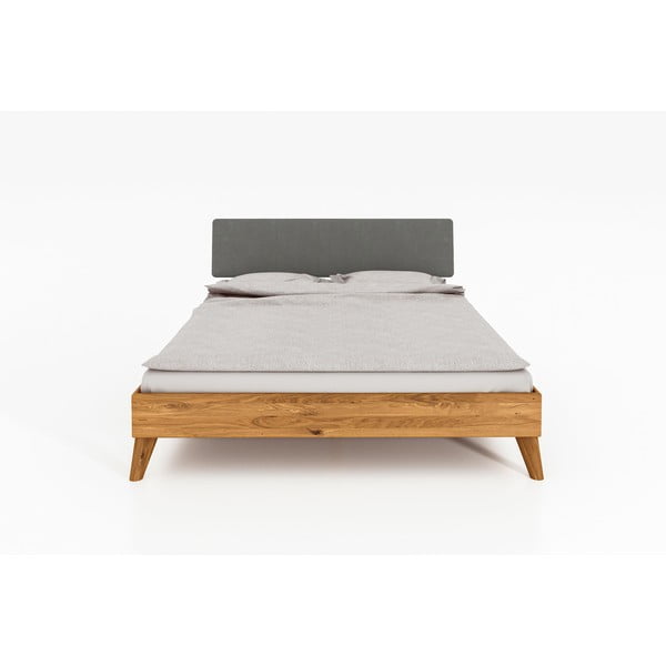 Dvojlôžková posteľ z dubového dreva 140x200 cm Greg 3 - The Beds-image-2