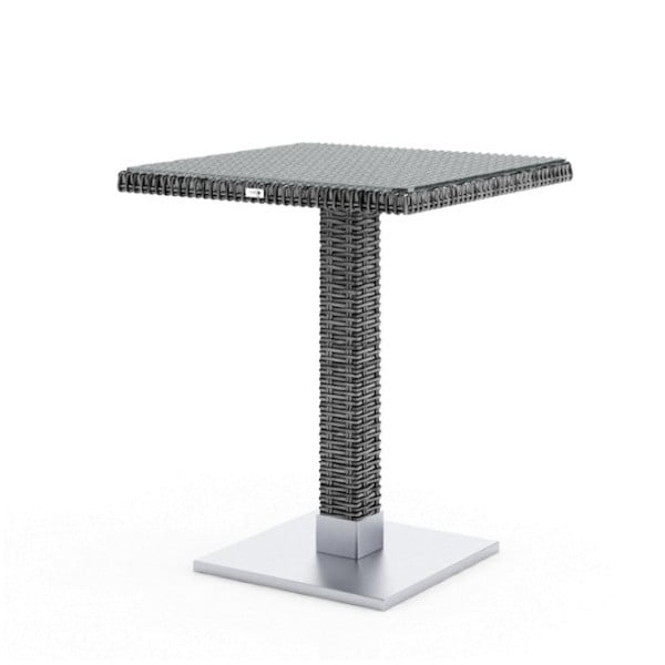 Sivý záhradný stôl Oltre Quadro, 60 cm