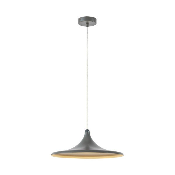 Sivé kovové LED so stmievačom závesné svietidlo ø37x13 cm Beam – Markslöjd