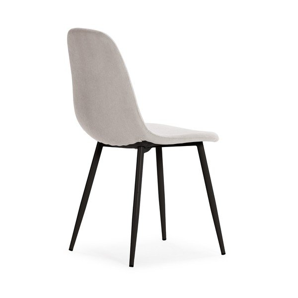 Krémovobiele čalúnené jedálenské stoličky v súprave 4 ks Minka – Marckeric-image-3