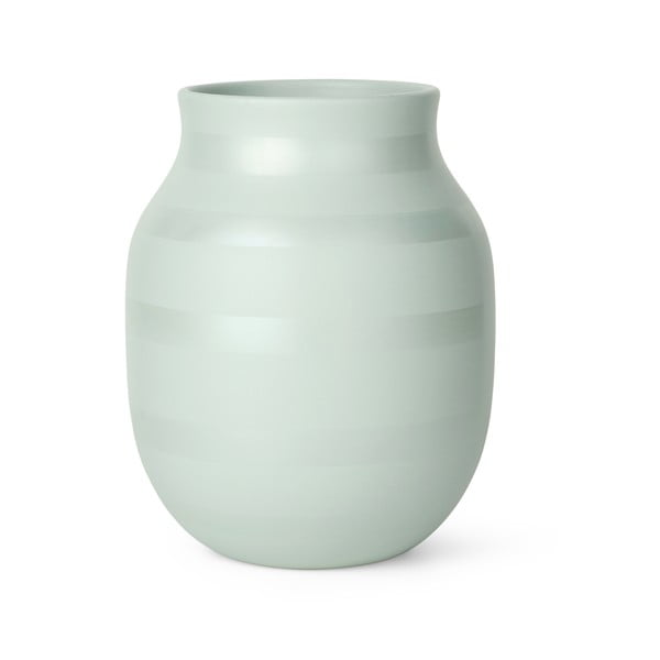 Svetlozelená keramická váza ø 16 cm Omaggio - Kähler Design
