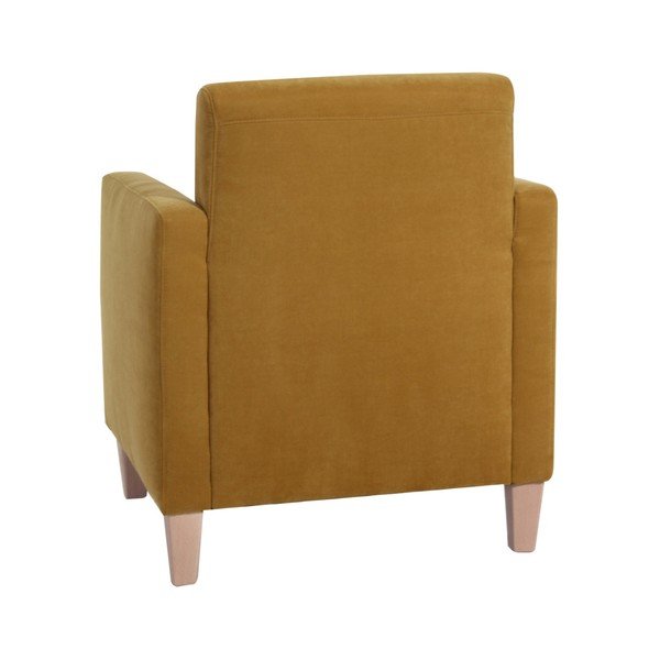 Žlté kreslo Max Winzer Milla Velor-image-2