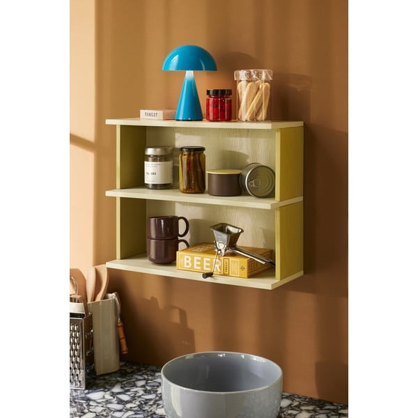 Žlto-sivá poschodová polica 50 cm Pep – Hübsch-image-2