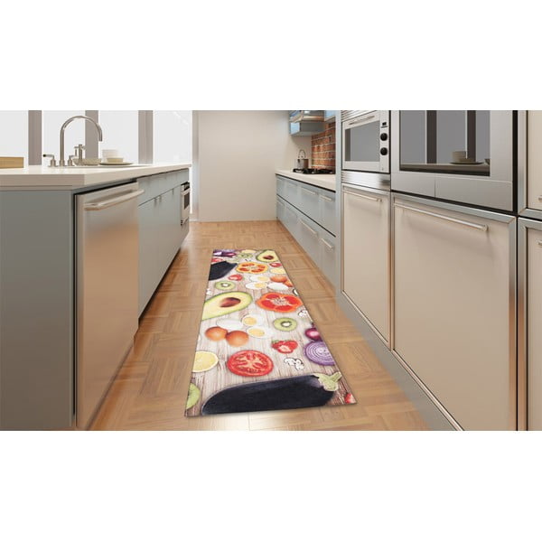 Vysokoodolný kuchynský koberec Food, 60x110 cm