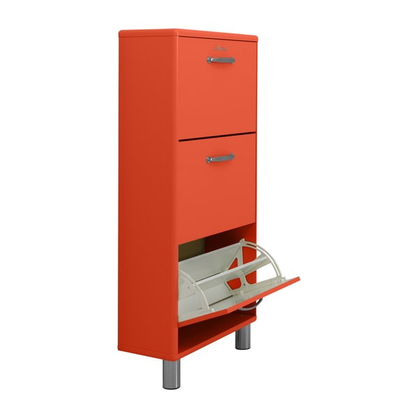 Červená výklopná skrinka na topánky Malibu - Tenzo-image-3