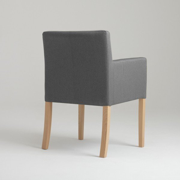 Oceľovosivé kreslo Custom Form Wilton-image-3
