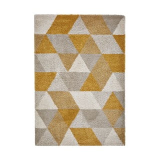 Žltobéžový koberec Think Rugs Royal Nomadic Angles, 120 x 170 cm