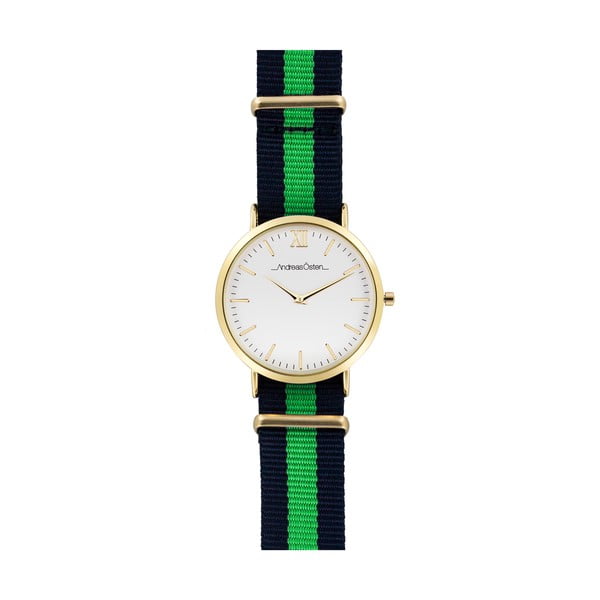 Pánske hodinky s modro-zeleným remienkom Andreas Östen Cenno