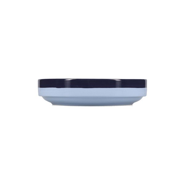Modrý hlboký  kameninový tanier ø 21 cm Duo – ONA-image-2