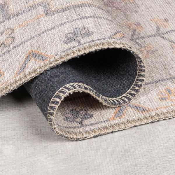 Krémový prateľný koberec 115x170 cm Teo Traditional – Flair Rugs-image-2