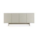 Krémovobiela komoda 180x75x40 cm Solei – MOME