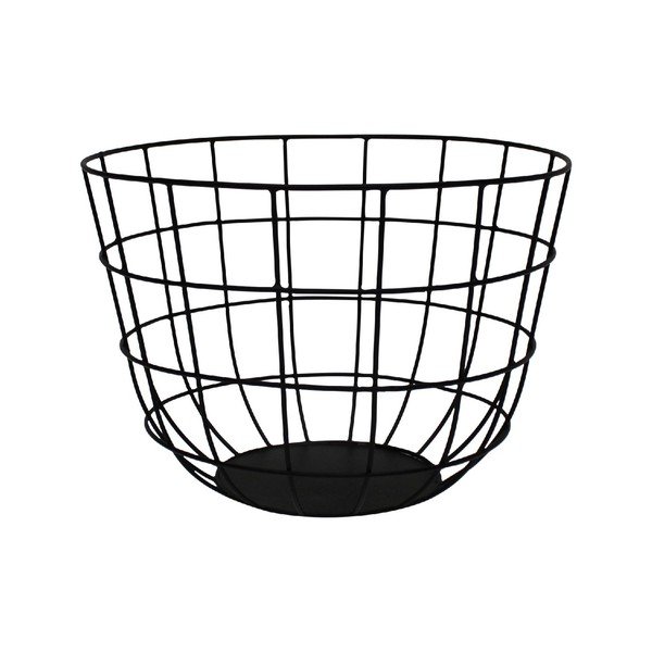 Kovový košík Netz Black, 20 cm