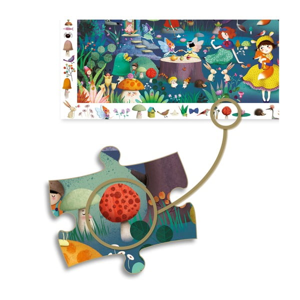 Detské puzzle Djeco Observation Rozprávkový les-image-2