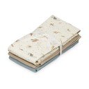 Svetložlté plienky 3 ks z Bio bavlny 70x70 cm Sea Garden – Cam Cam Copenhagen