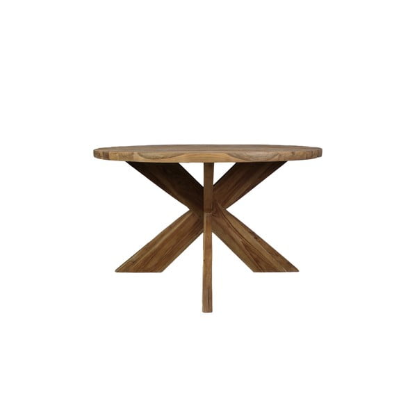 Jedálenský stôl z teakového dreva HSM Collection Erosie, priemer 150 cm
