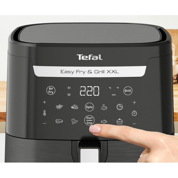 Čierna teplovzdušná fritéza Easy Fry & Grill XXL EY801815 – Tefal-image-1