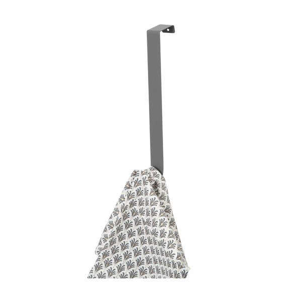 Sivý kovový háčik na dvere Compactor-image-1