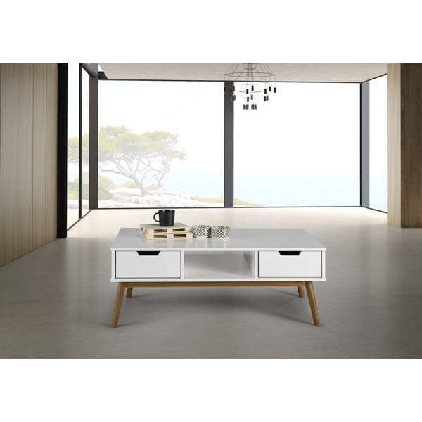 Biely konferenčný stolík z masívneho borovicového dreva Marckeric Baku-image-4