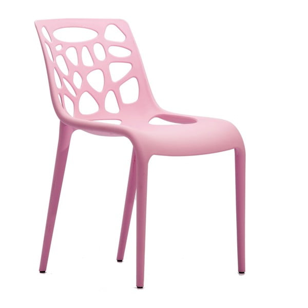 Ružová záhradná stolička RGE