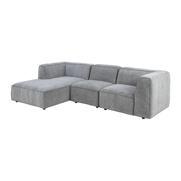 Svetlosivá rohová pohovka Bonami Selection Fairfield, ľavý roh, 282 cm-image-3