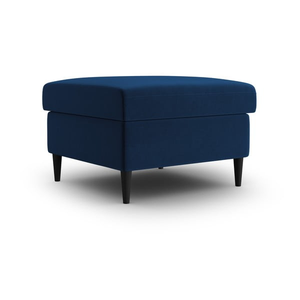 Modrá zamatová podnožka Kyoto – Cosmopolitan Design-image-1