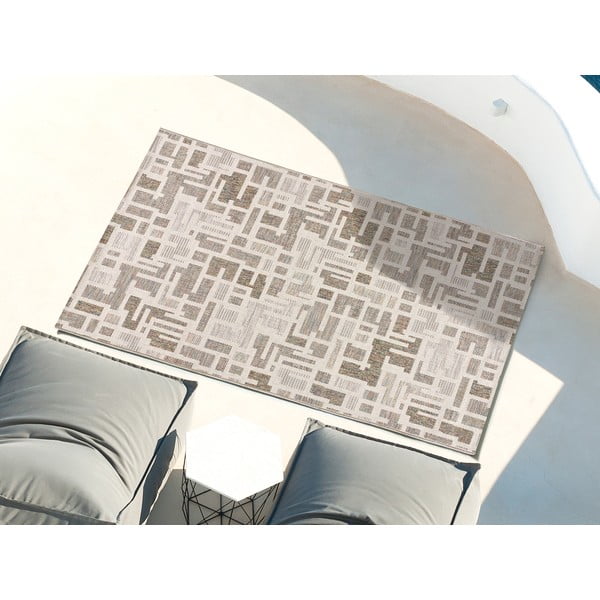 Béžový vonkajší koberec 77x150 cm Emma – Universal-image-1