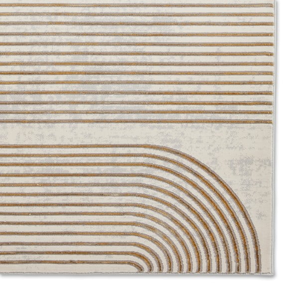 Koberec vo svetlosivo-zlatej farbe 80x150 cm Apollo – Think Rugs-image-4