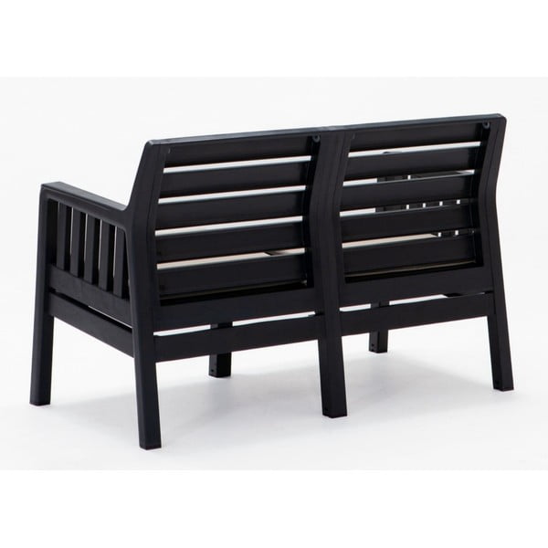 Antracitová záhradná lounge súprava pre 4 Lara – Floriane Garden-image-4