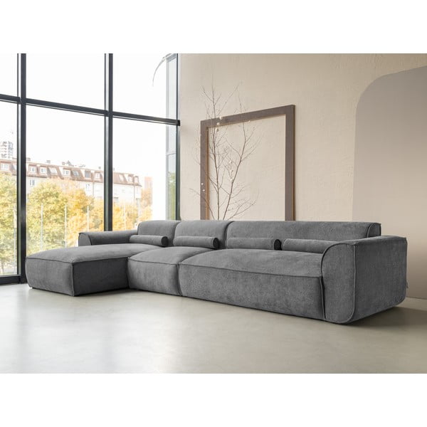 Sivá rohová pohovka (ľavý roh) Flex Felix – Miuform-image-3