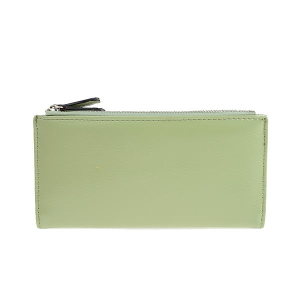 Svetlozelená peňaženka Carla Ferreri