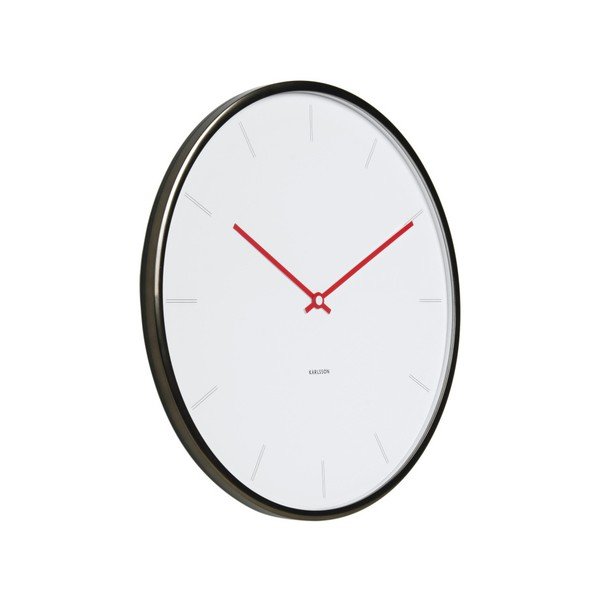 Biele hodiny hodiny Present Time Thin-image-1