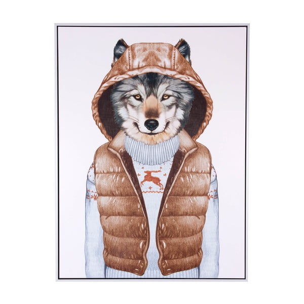 Obraz sømcasa Wolf Vest, 60 × 80 cm