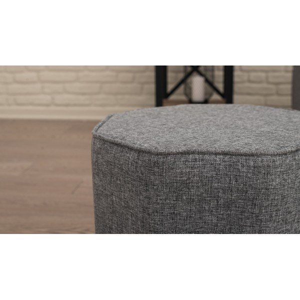 Sivý taburet Hexa – Balcab Home-image-2