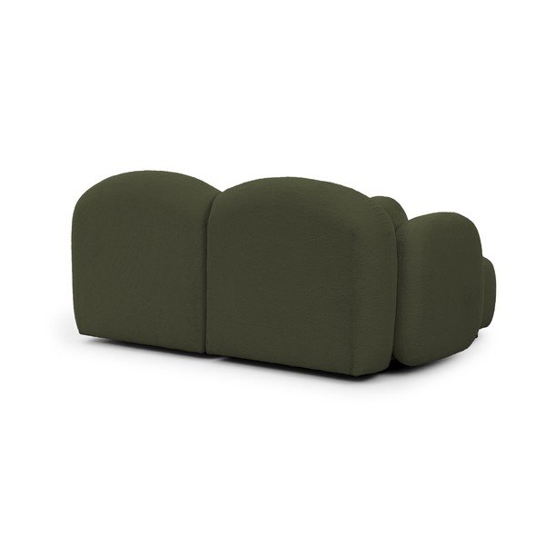 Zelená rohová pohovka z textílie buklé (ľavý roh/s leňoškou) Orbit – Ropez-image-3