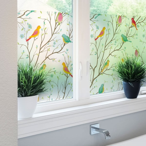 Samolepka na okno 200x40 cm Birds in the Forest - Ambiance-image-1