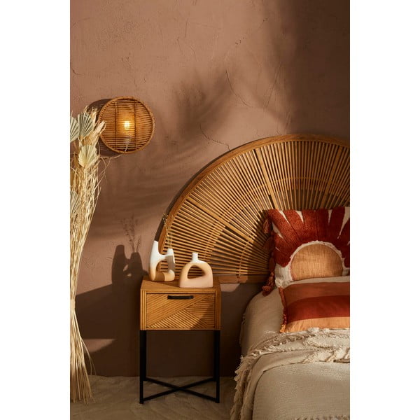 Dreveno-bambusová nástenná dekorácia 159x80 cm Solor - Sema-image-2