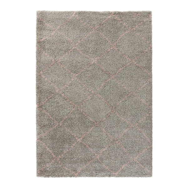 Sivý koberec Mint Rugs Allure Ronno Grey Rose, 200 × 290 cm