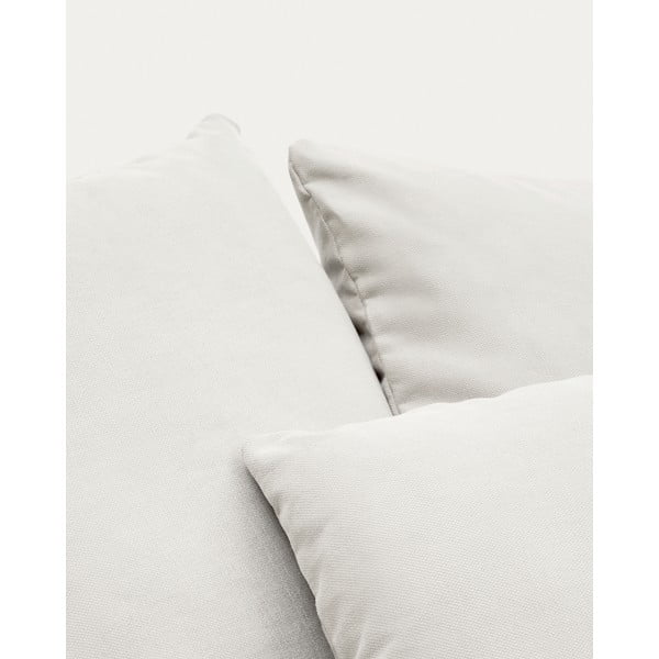 Biely poťah na kreslo 140 cm Nora – Kave Home-image-4