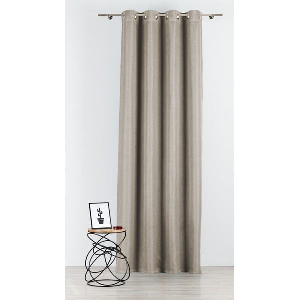 Béžový záves 140x260 cm Avalon – Mendola Fabrics-image-2