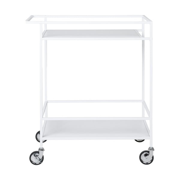 Kovový servírovací stolík na kolieskach 40x68 cm Vita – House Nordic-image-3