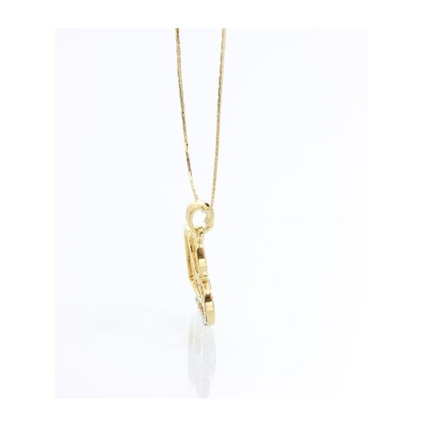 Náhrdelník so Swarovski Elements Laura Bruni Crystal Yasmine Two Hearts-image-1